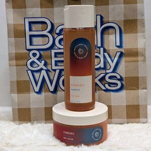 Bath & Body Works Restore Magnesium Body Wash & Body Butter Bundle Set of 2